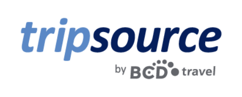 TripSource logo by BCD travel